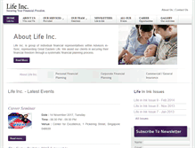 Tablet Screenshot of lifeinc.com.sg
